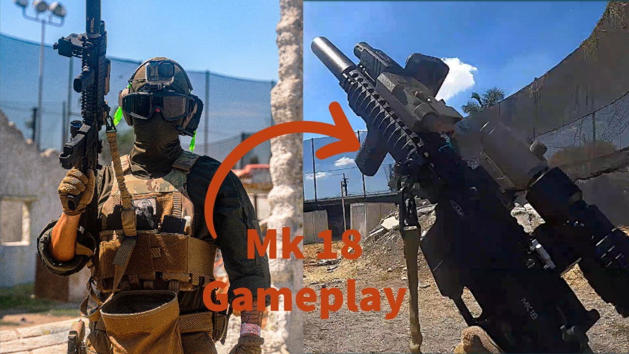 EMG Mk 18 GBBR Gameplay // memes and more included ;)