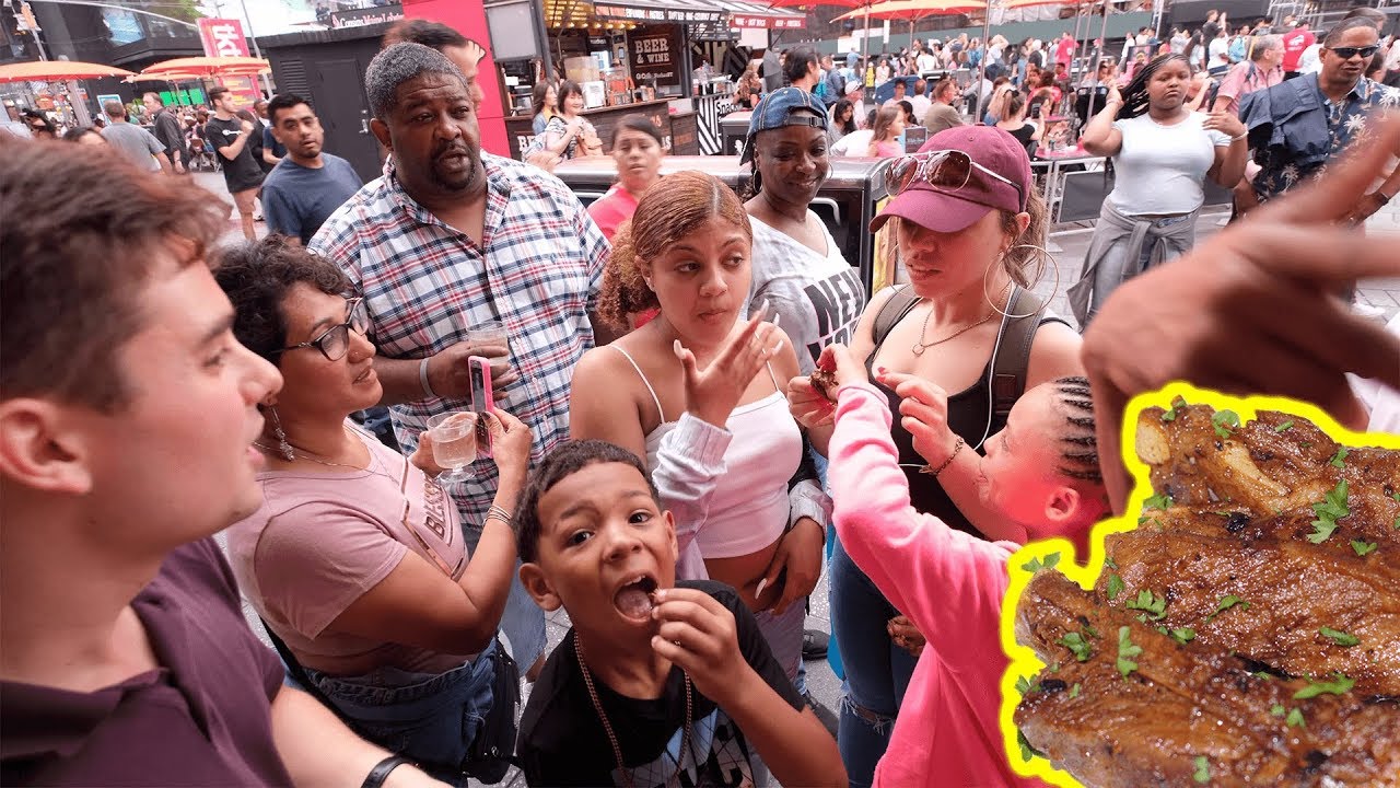 Giving NYC Strangers Filipino Adobo for the First Time?!