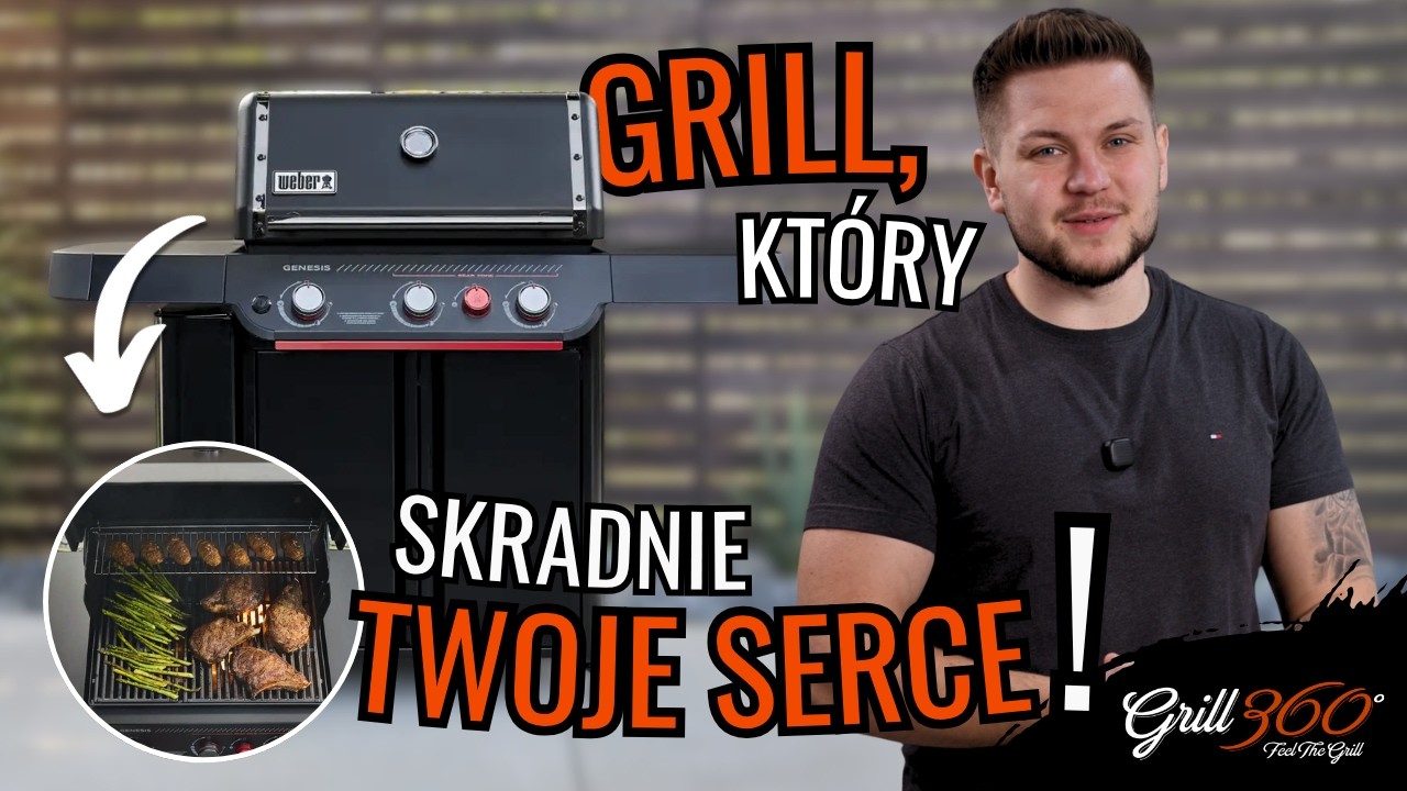 🔥 Grill, kt&oacute;ry skradnie Twoje serce! Grill gazowy Weber Genesis E-330WR STEALTH I RECENZJE GRILL360