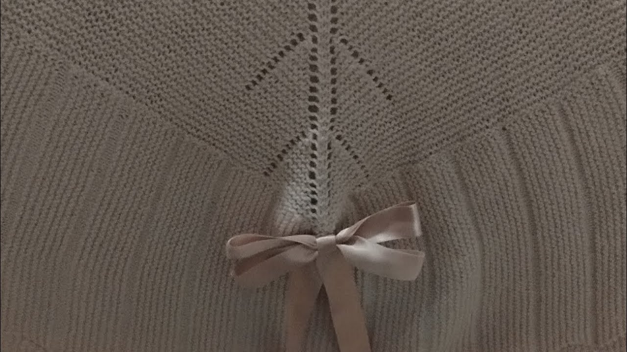 Toquilla salida de hospital muy facil de tejer