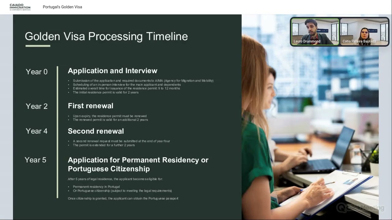 Portugal's Golden Visa - Caiado Immigration & Corporate Services Webinar
