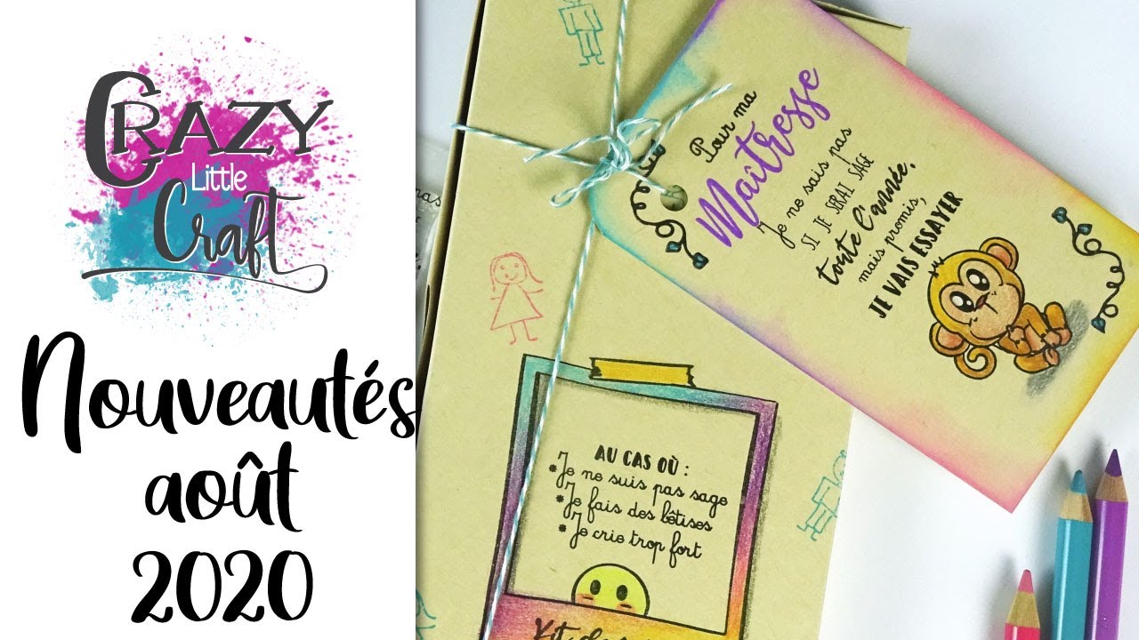 [2020] Nouveautés du mois d'août et boite à chocolat à offrir pour la rentrée !