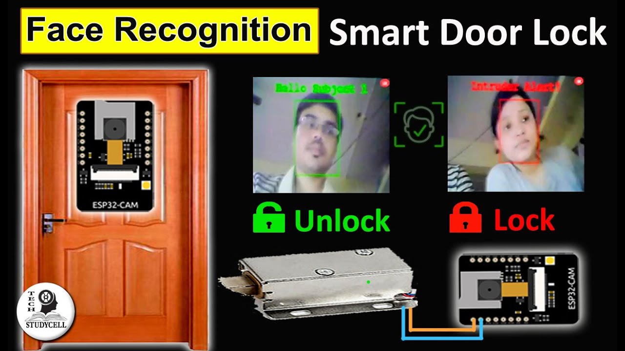ESP32 CAM Face Recognition Door Lock System
