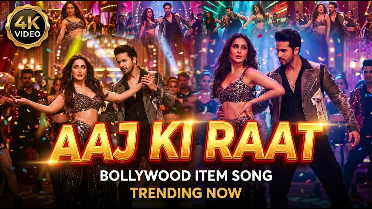 Aaj Ki Raat Dance Anthem 💃 Bollywood Party Song 2026 | High Energy Hindi Dance Music | Club Hit