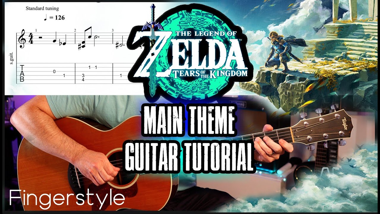 The Legend of Zelda: Tears of the Kingdom Guitar Tutorial (Fingerstyle)