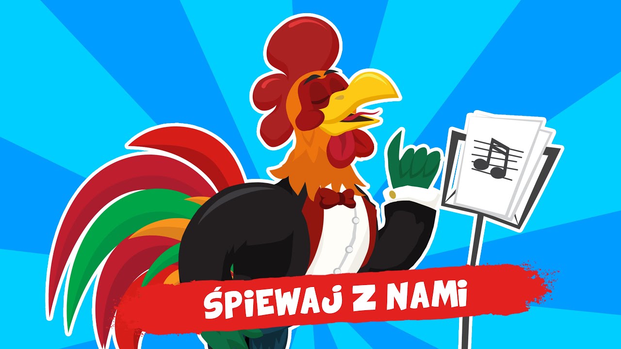 Śpiewaj z nami - Wyszedł kogut na podwórze - Śpiewające Brzdące 😄😄😄