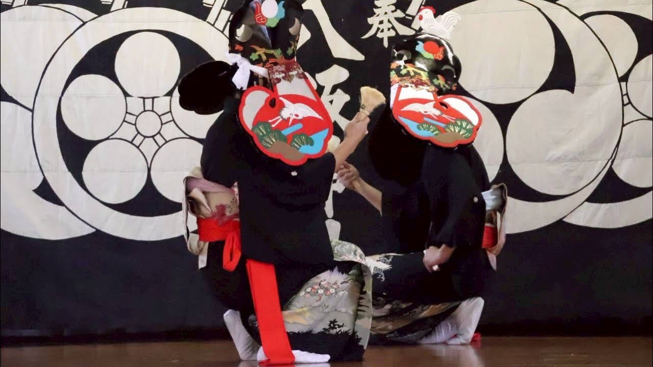 2026年　小友町長野地区新年会【外山神楽　鶏舞】