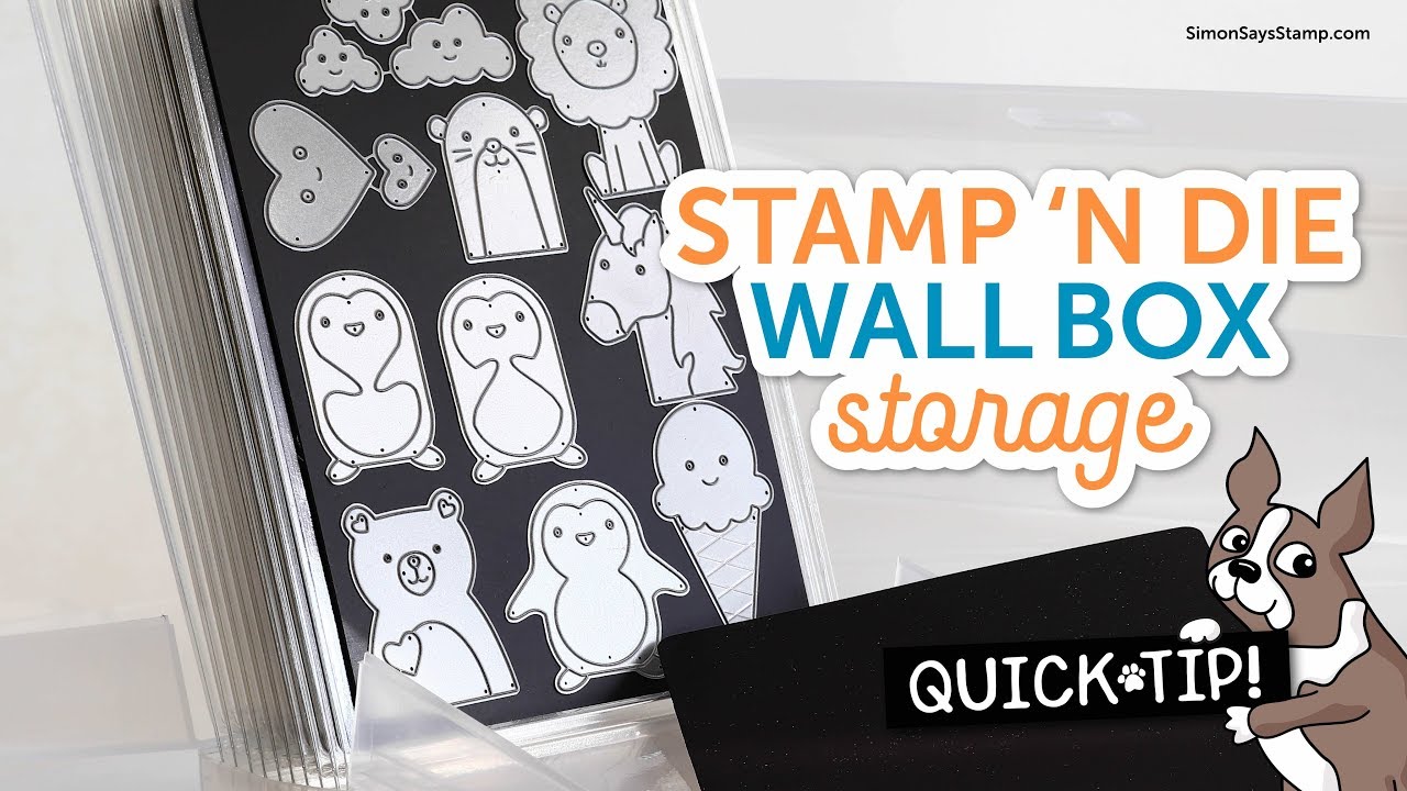 Cardmaking & Papercrafting How To: Stamp 'n Die Wall Box Storage from Best Craft Organizer