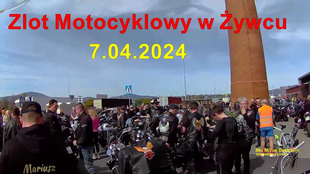 Zlot Motocyklistów w Żywcu 7.04.2024