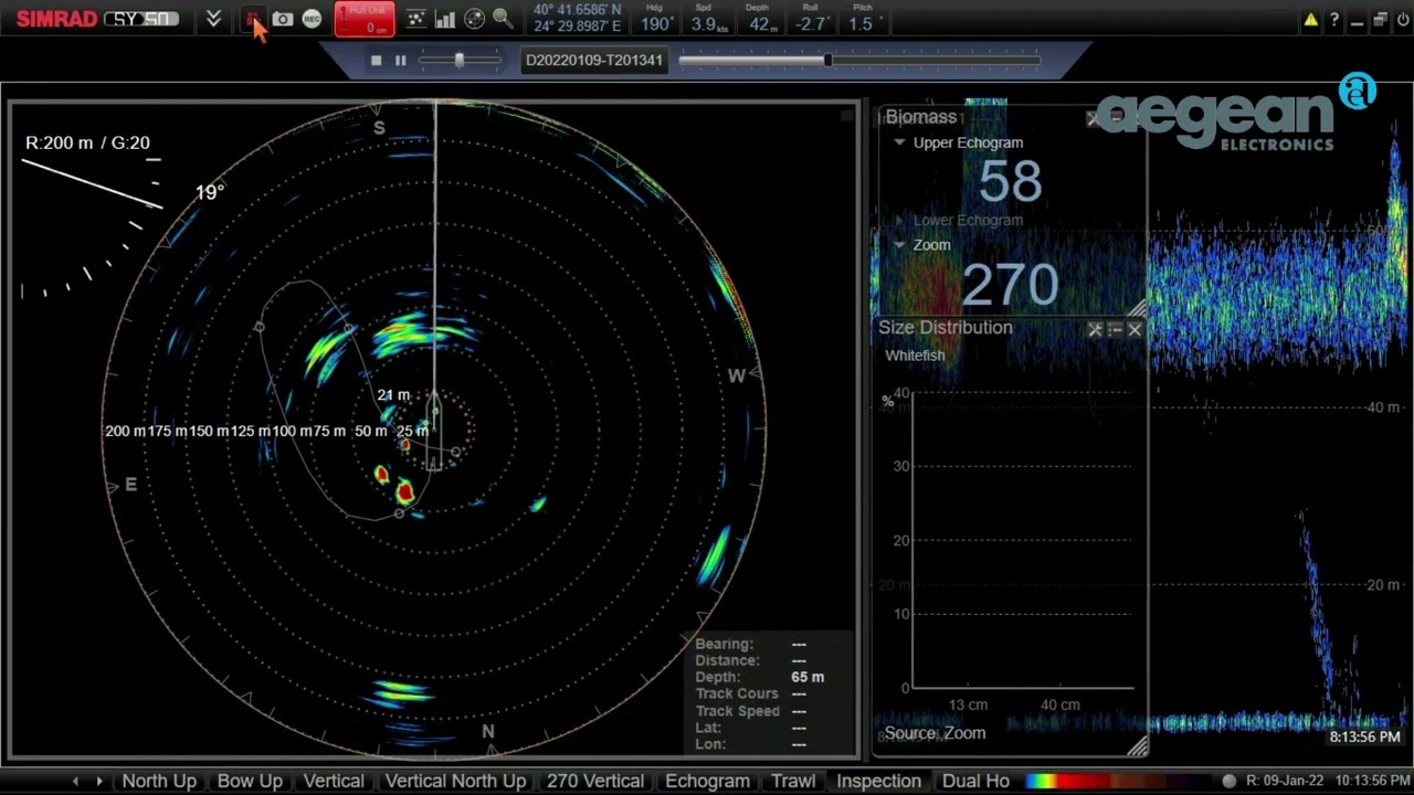 SIMRAD SY50 OMNI SONAR SETUP