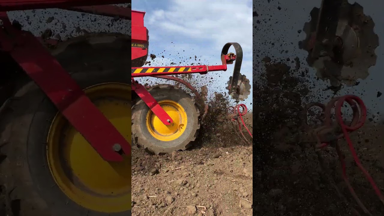Sejba jačmeňa, CLAAS Axion 870 + VÄDERSTAD Rapid A 600S