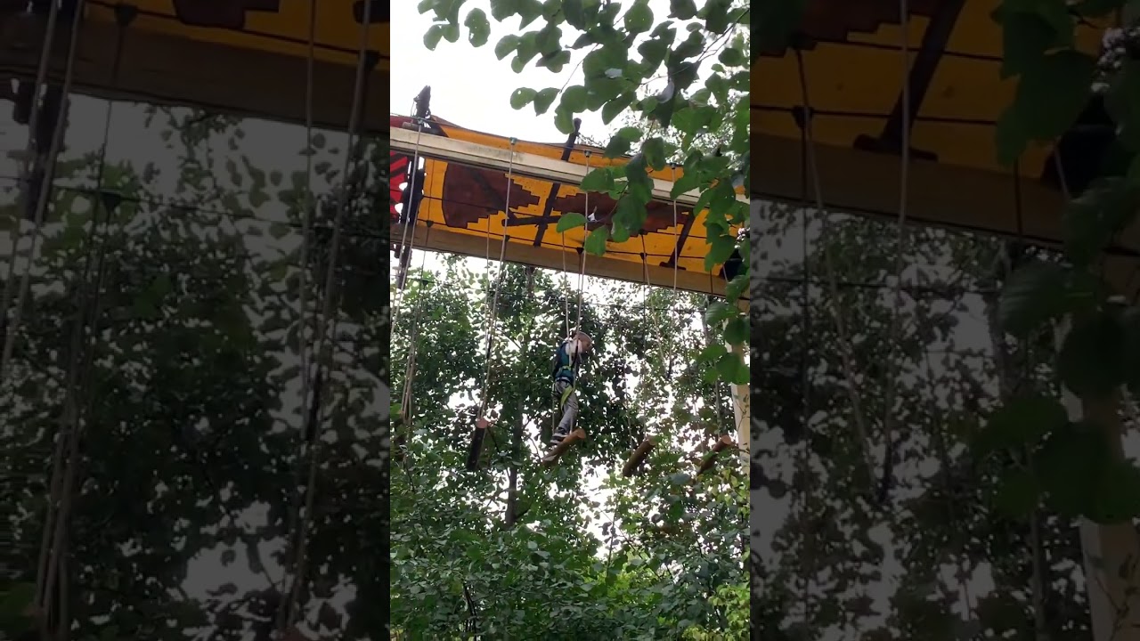 Hochseilgarten bezwingen #hansapark #funny #shortvideo #