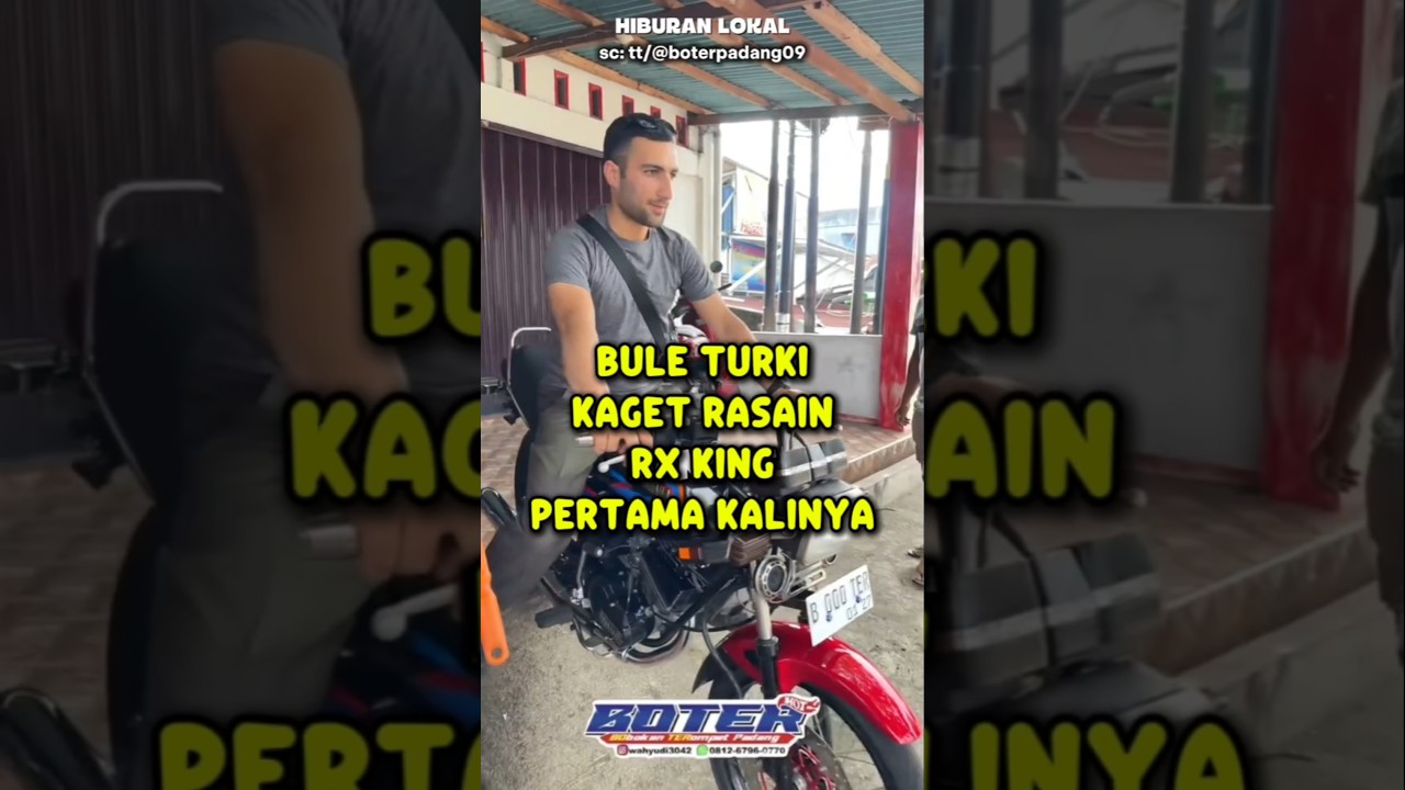 Bule Turki Kaget Rasain RX King Pertama Kalinya #reaksibule #bule #shorts