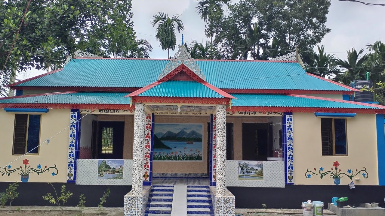 সম্পুর্ন নতুন ডিজাইনের হাফ বিল্ডিং তৈরির খরচ || টাংগাইলে নতুন ডিজাইনের বাড়ি 