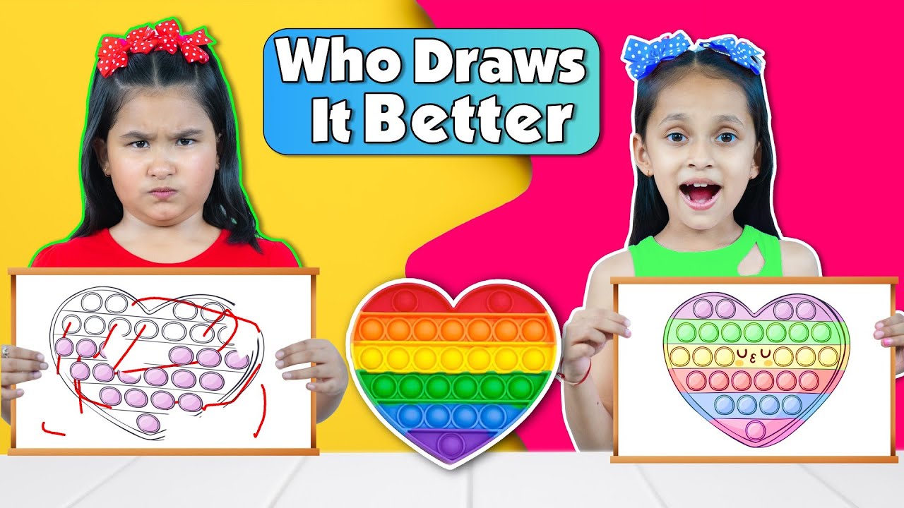 Who Draws It Better Challenge | Surprise Gifts | Family Game | ToyStars