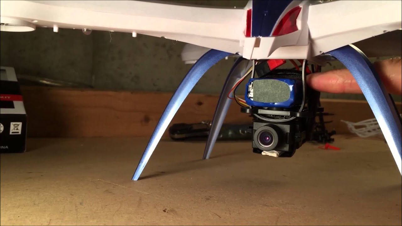 X6 tarantula camera mount mod/test