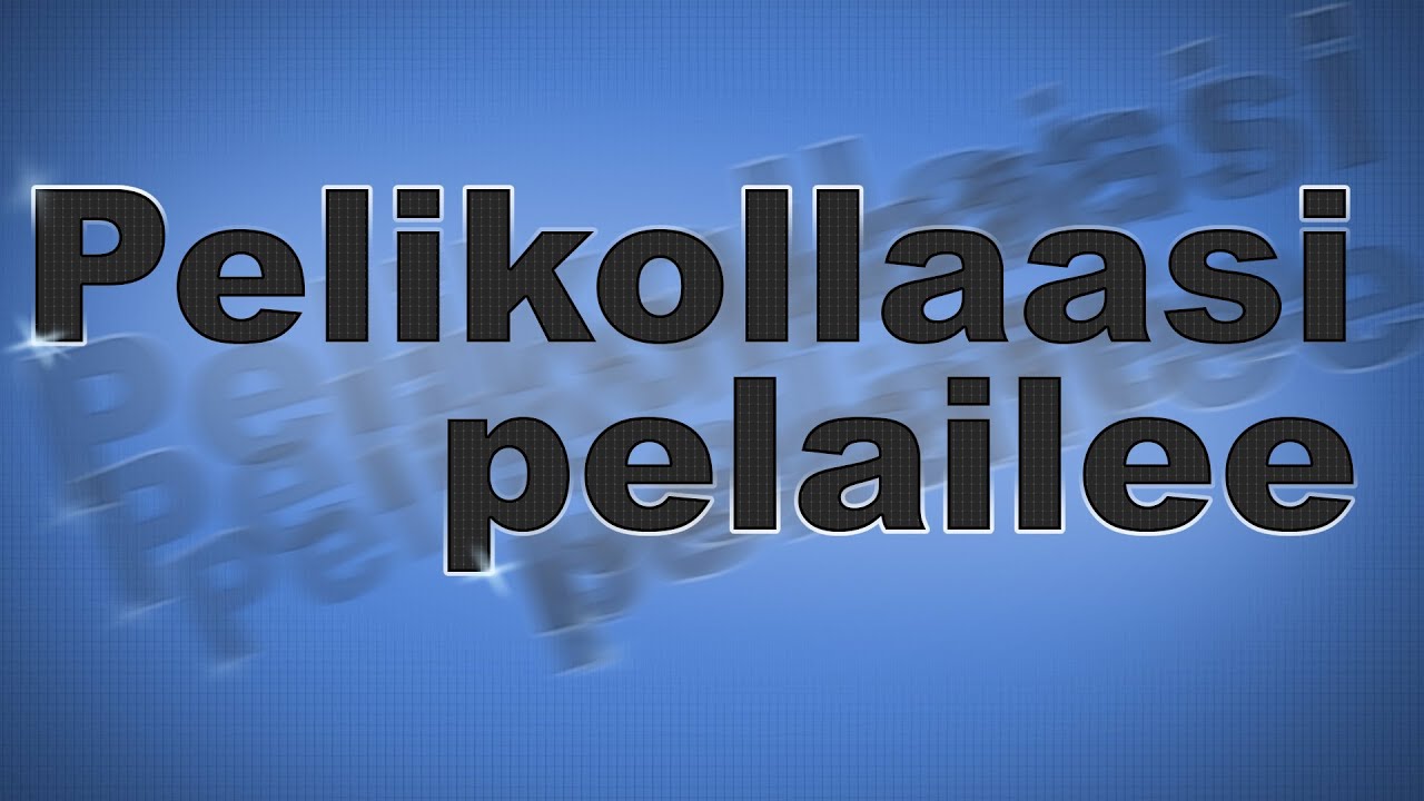 Pelikollaasi - Ilmoitusvideo aikatauluista