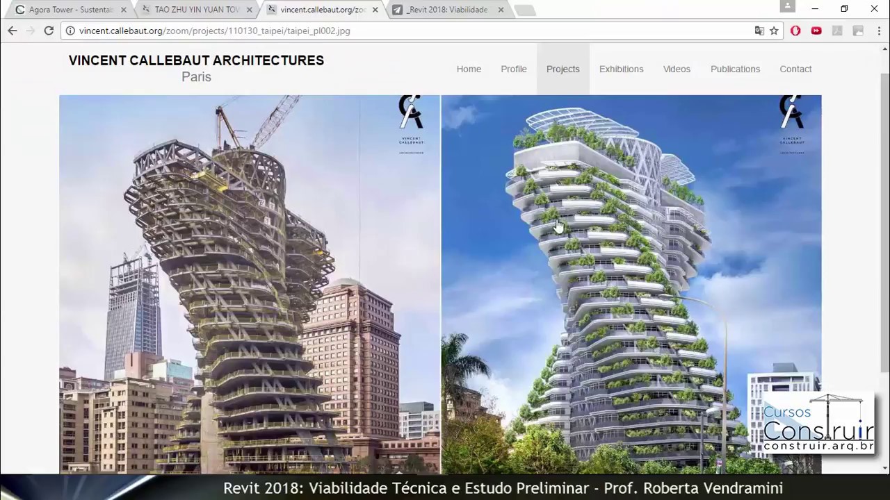 Revit Viabilidade Aula 2.2: Criando massa simples de um edifício de 8 pavimentos
