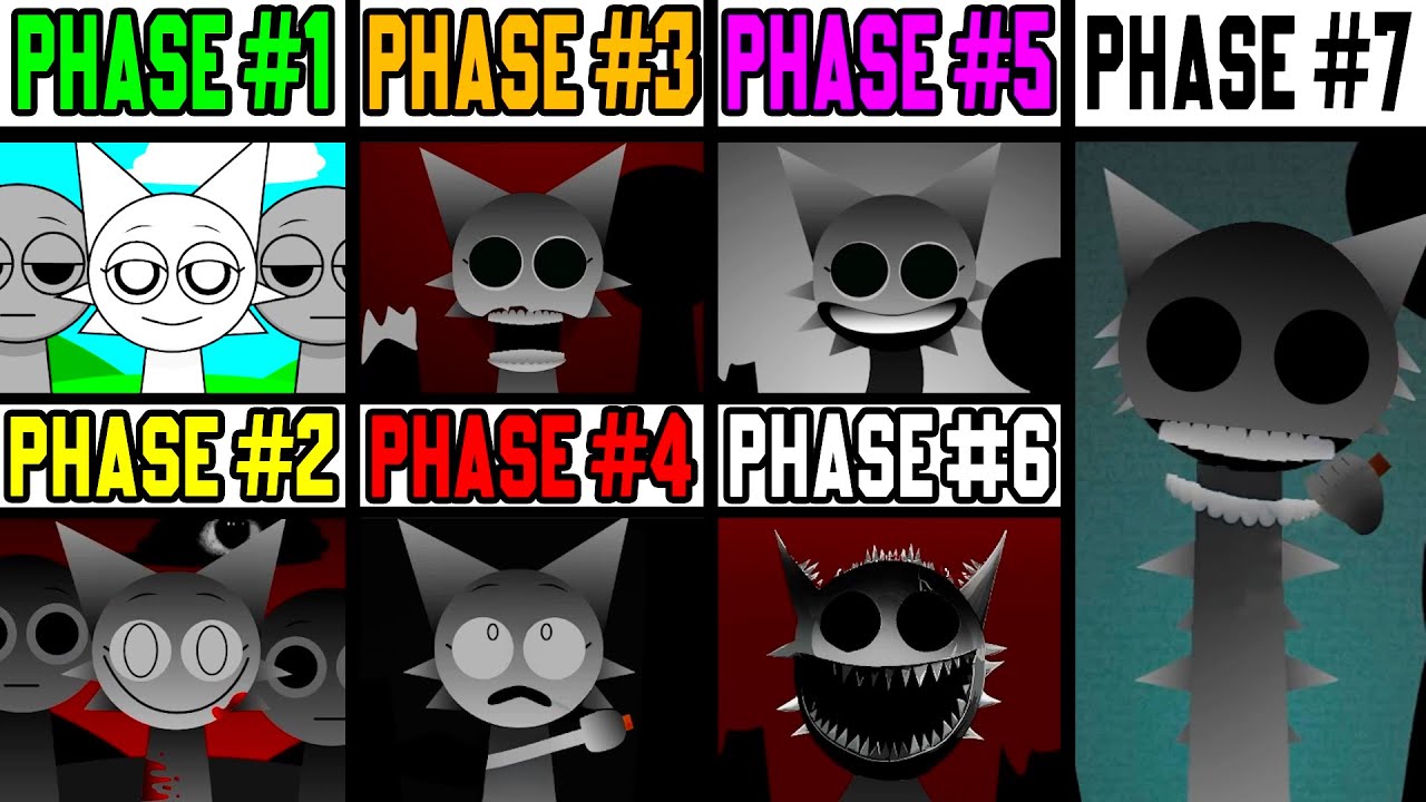 Incredibox Sprunki Mix: Phase 1 VS Phase 2 VS Phase 3 VS Phase 4 VS Phase 5 VS Phase 6 VS Phase 7