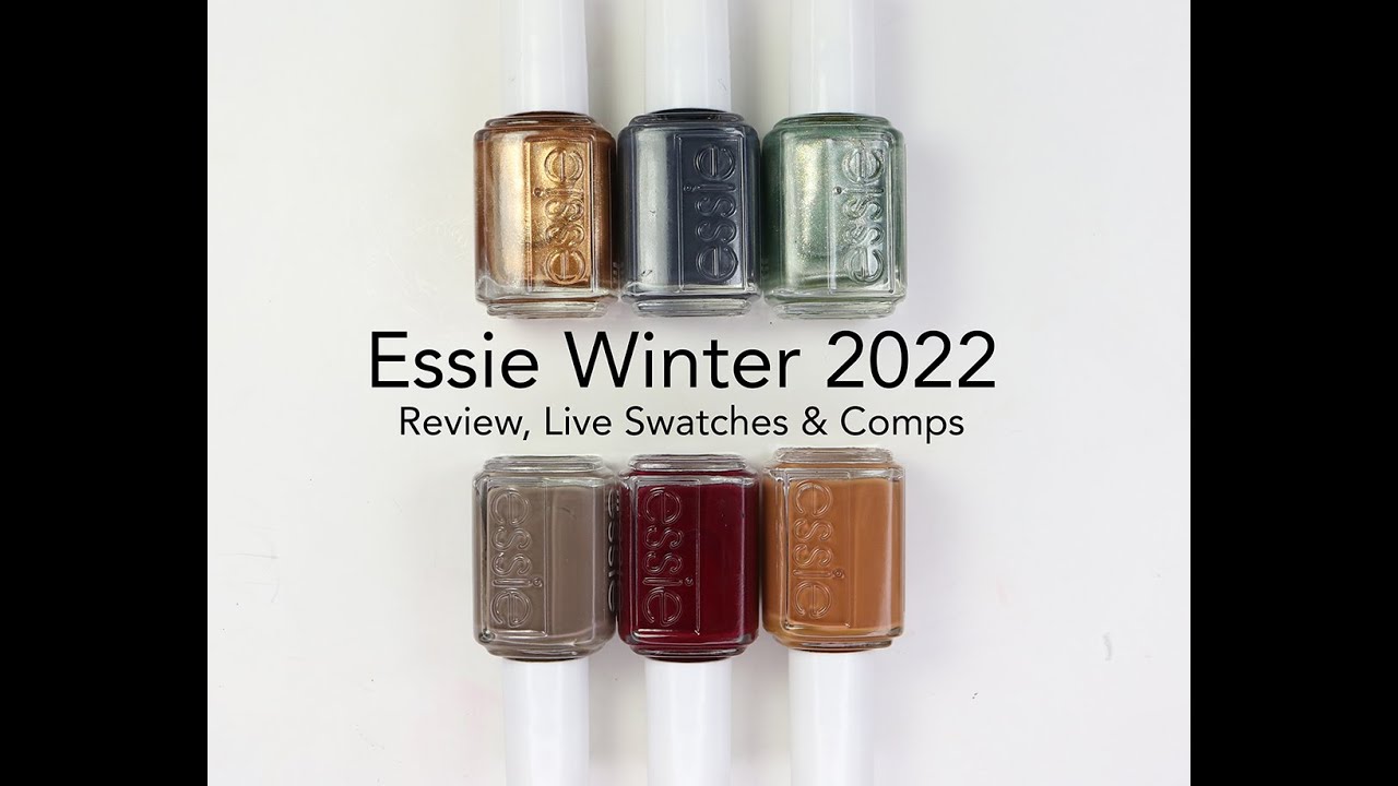 Essie Wrapped in Luxury Winter 2022 Collection: Review, Live Swatches & Comparisons