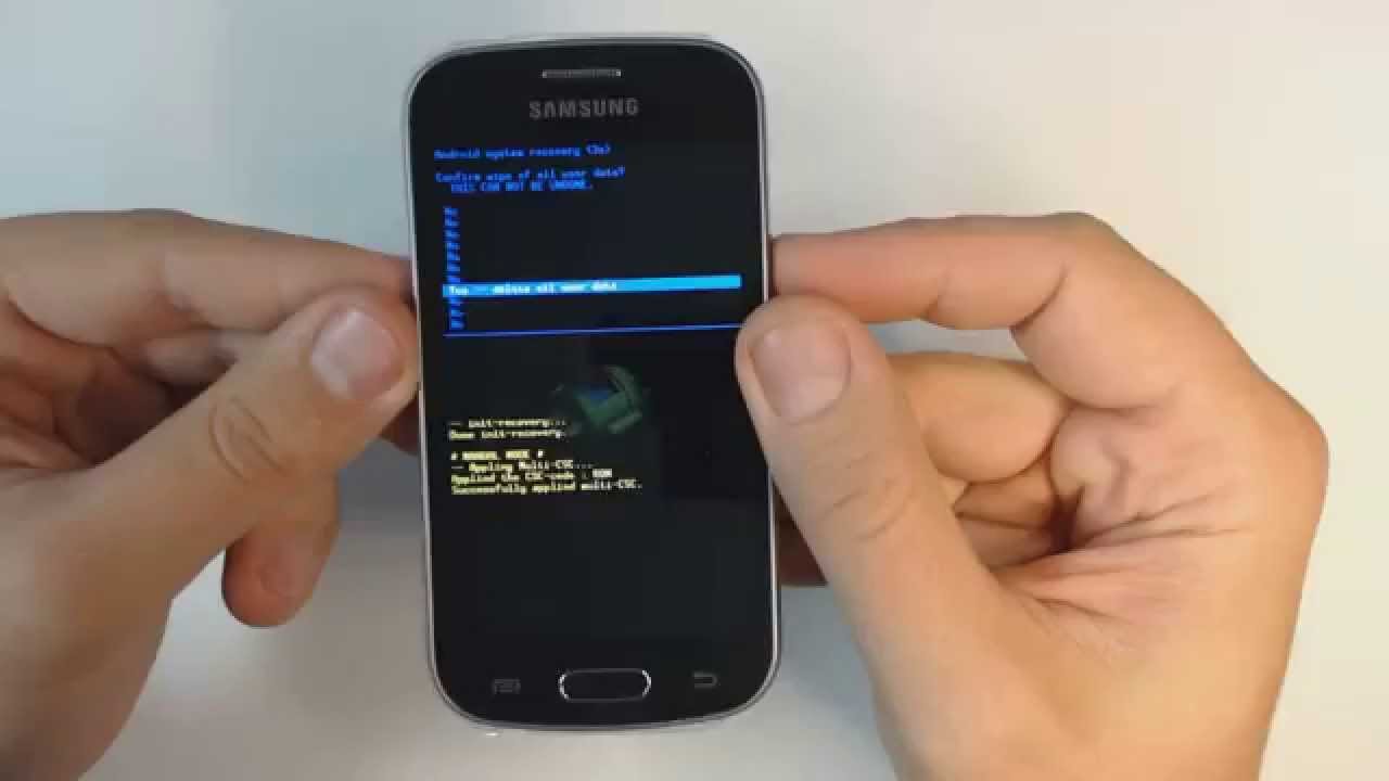 Samsung Galaxy Trend Lite S7390 hard reset