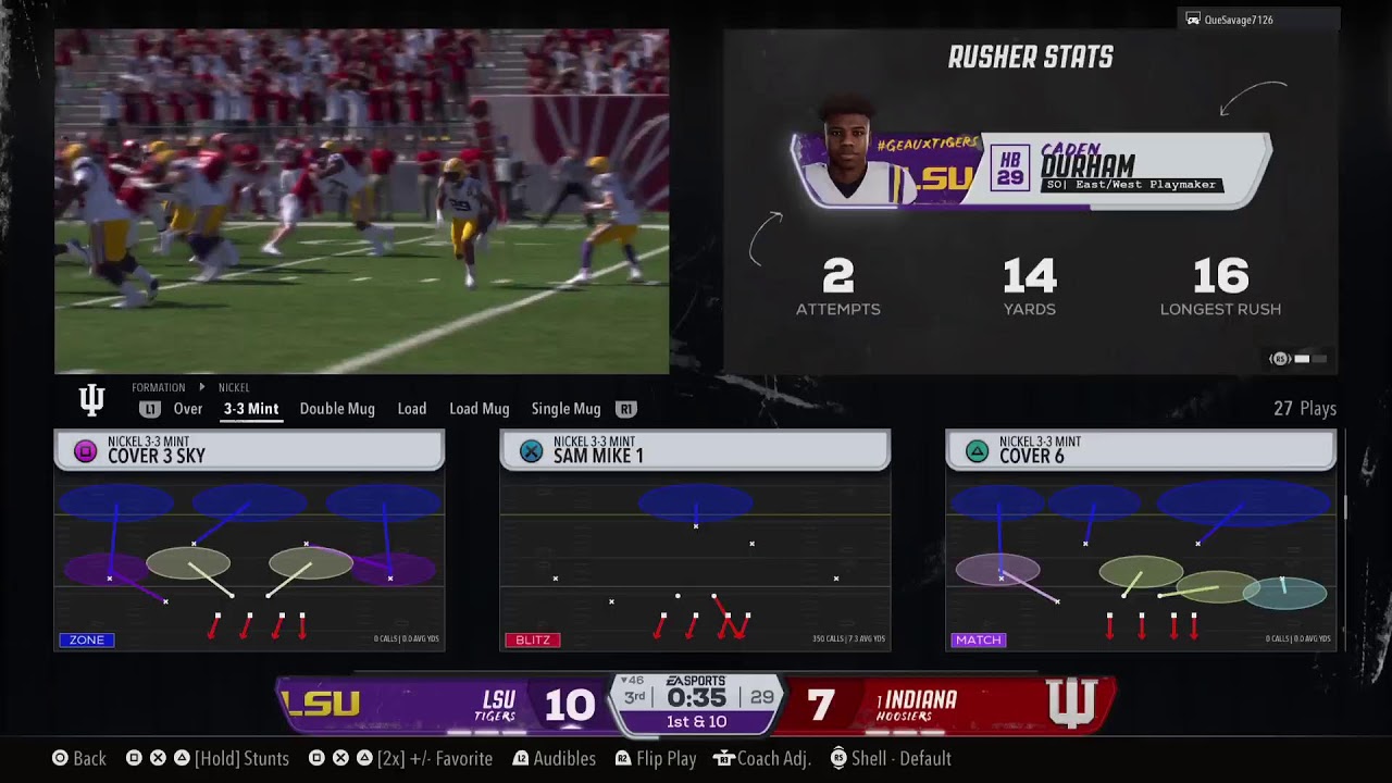 College football 25 quesav