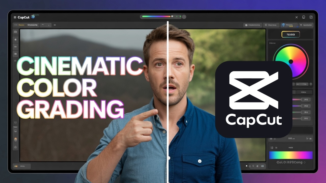 🔥 Master CapCut Color Grading FAST! | Cinematic Video Editing Tutorial for Beginners (Step-by-Step)