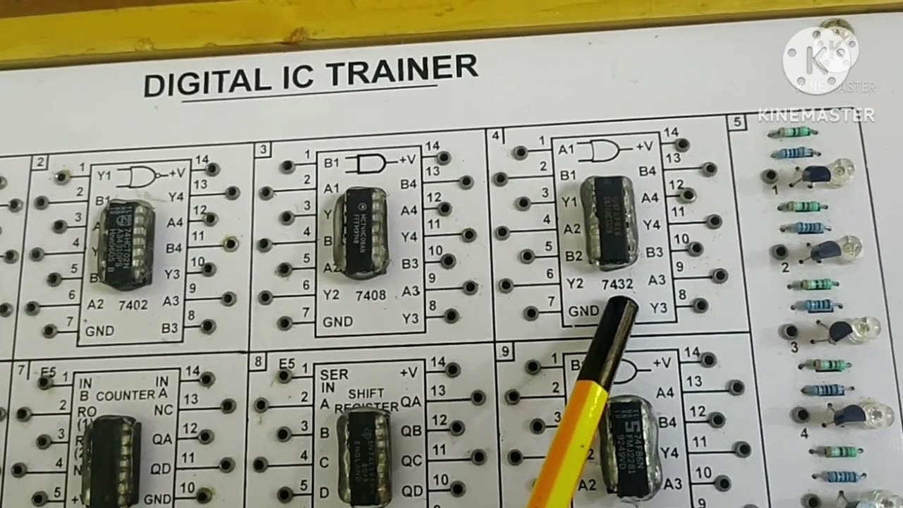IC no. of all logic gates : AND, OR, NOR, EXOR, NAND, NOT