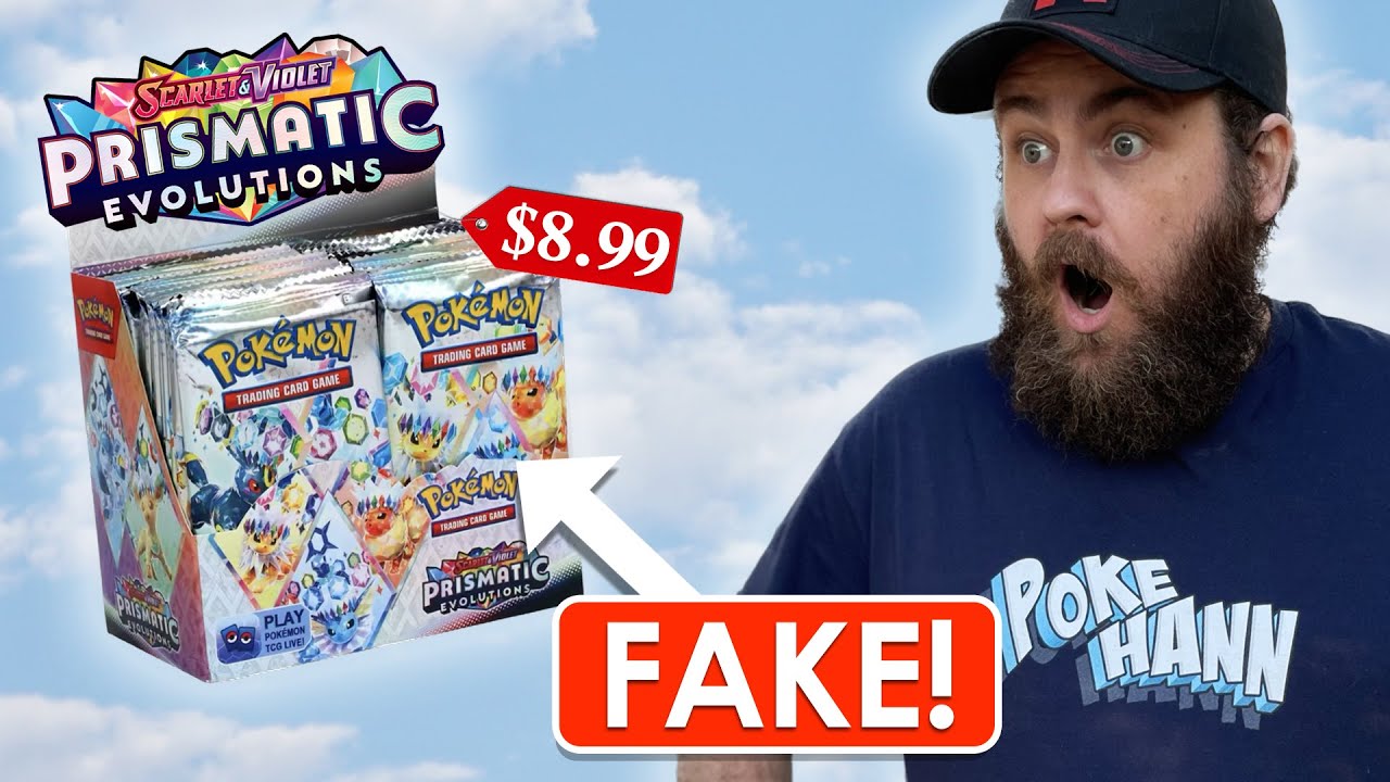 Fake Prismatic Evolutions Pokemon Booster Box