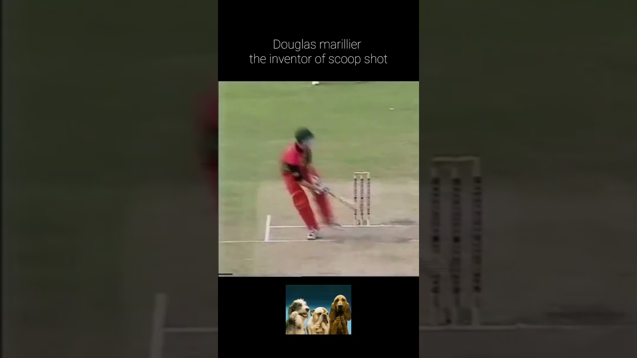 Douglas marillier the inventor of scoop shot in cricket #shorts