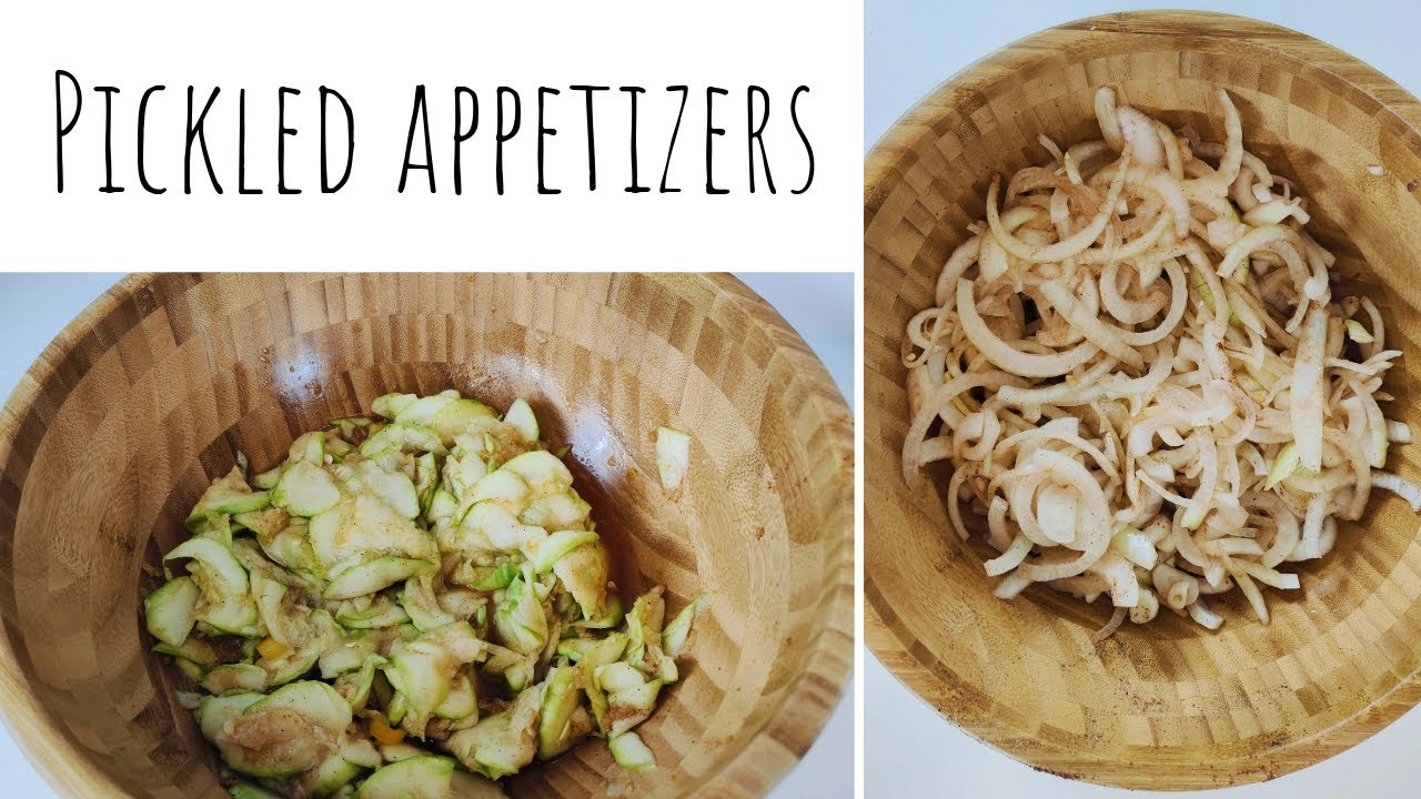 Two Quick Marinades: Spicy Zucchini and Tangy Onions | Perfect Appetizers