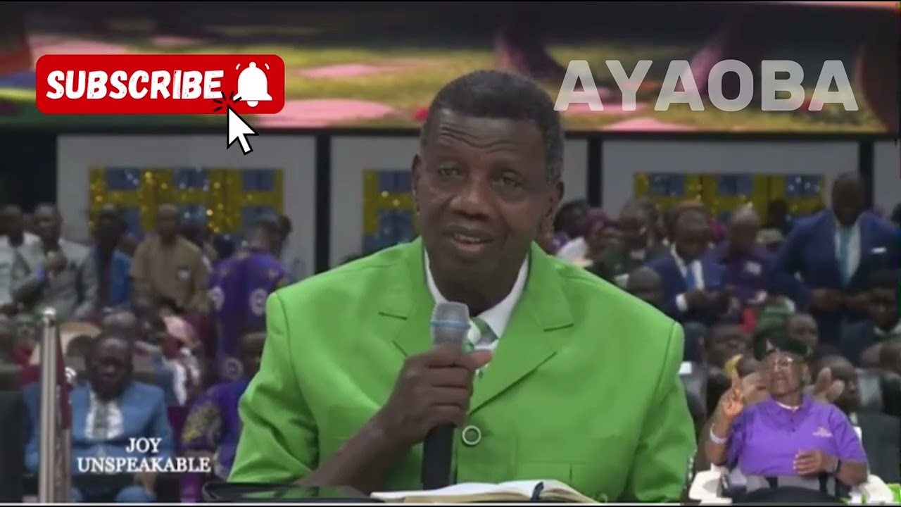 Pastor E A Adeboye’s decree in the name of Jesus during the March special Holy Ghost Service
