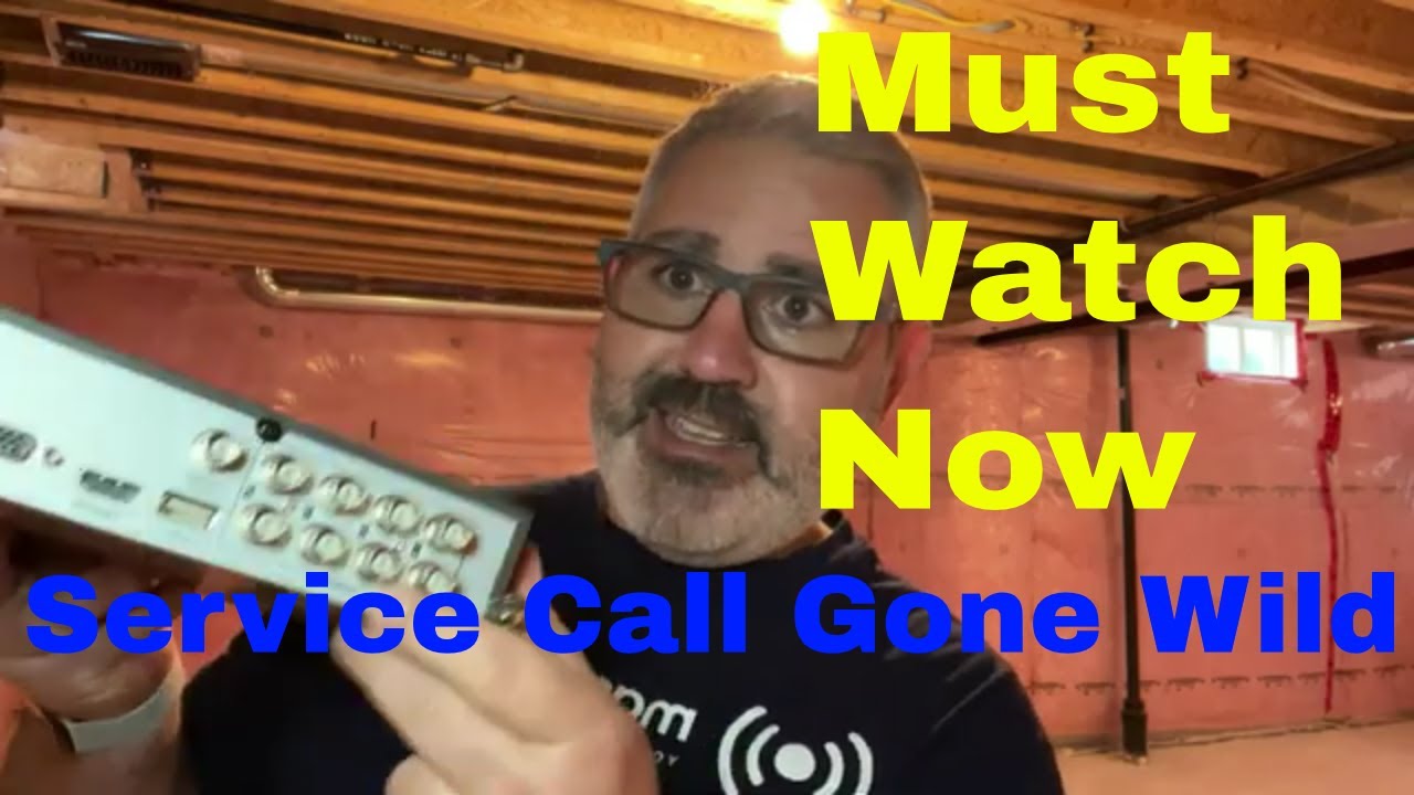 Security Camera Service Call. Flickering Security Cameras.