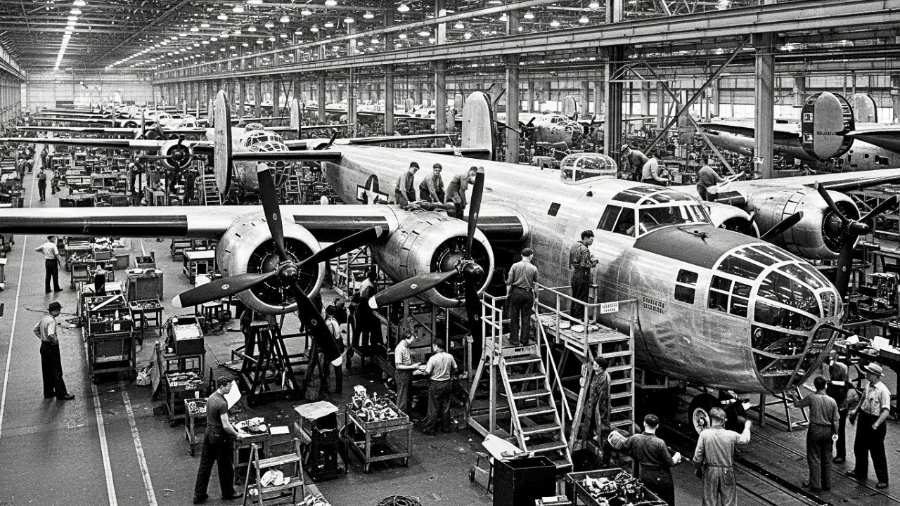 How One Factory Manager Made B 24 Bombers Roll Out Every 63 Minutes At Willow Run