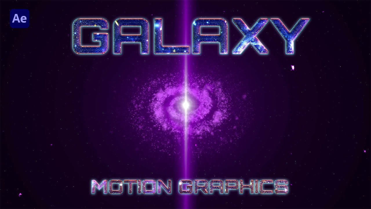 Create Galaxy Animation in After Effects  | Motion Graphics #galaxy