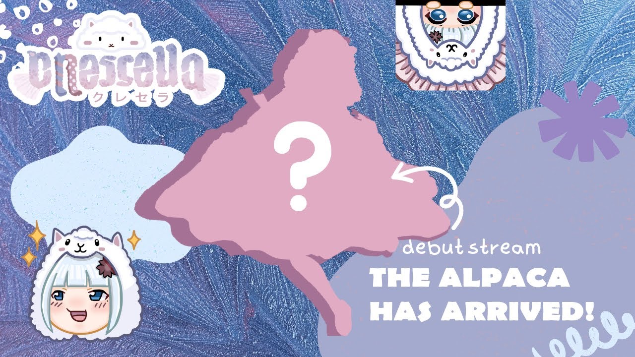 NEW ALPACA VTUBER DEBUT STREAM