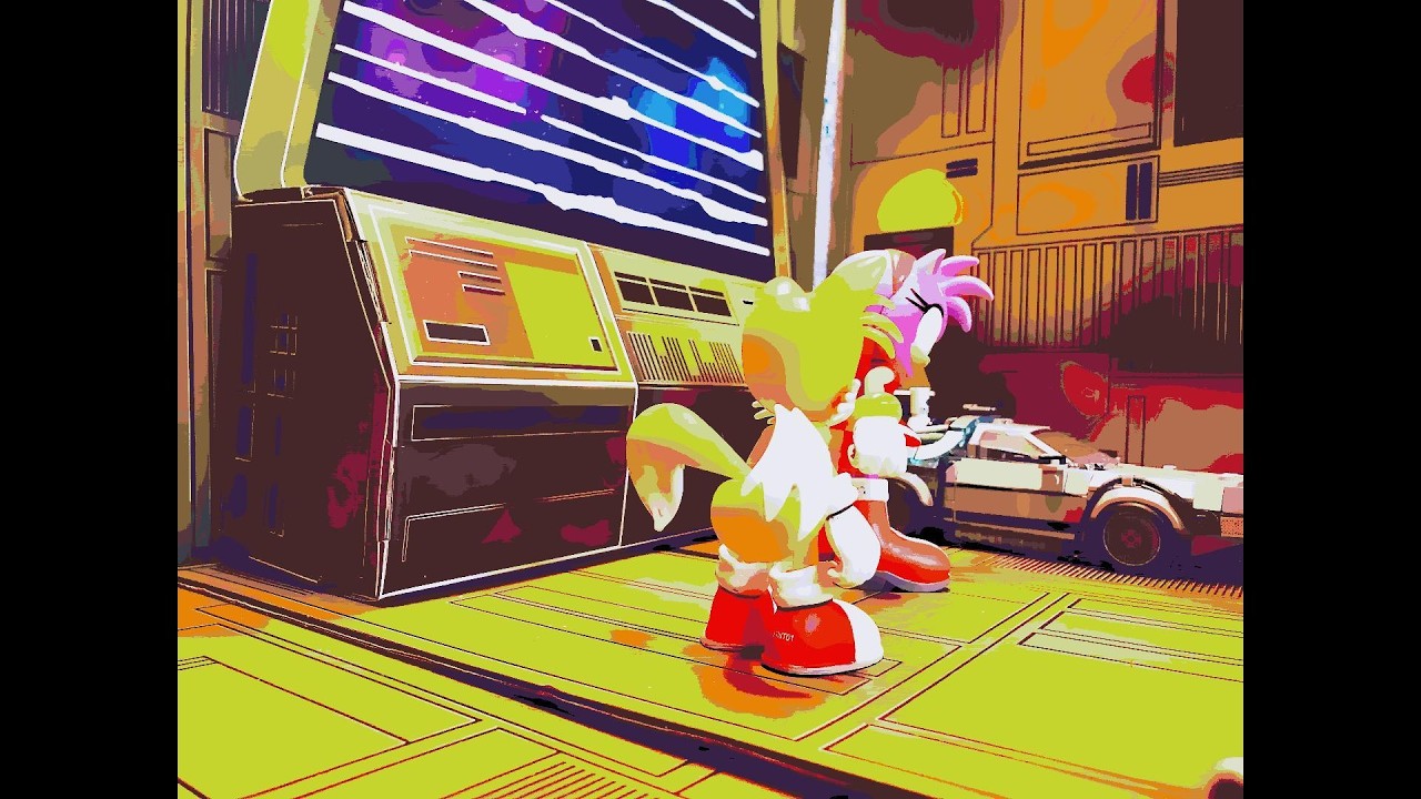 Tails and Amy Rose Time Travel