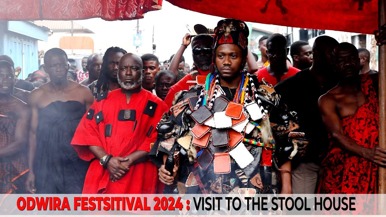 OKUAPEHENE OSEADEEYO KWASI AKUFFO III VISIT TO THE STOOL HOUSE : AKUAPEM ODWIRA FESTIVAL 2024