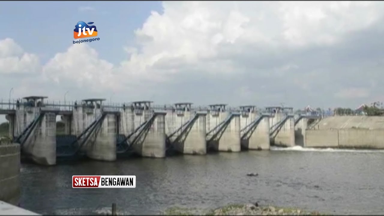 Seorang Pemancing Tenggelam Di Sungai Bengawan Solo - Sketsa Bengawan