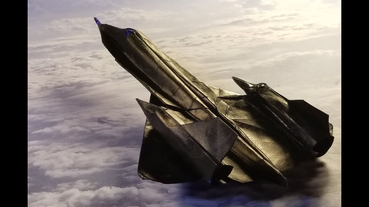 Origami SR-71 Blackbird Tutorial