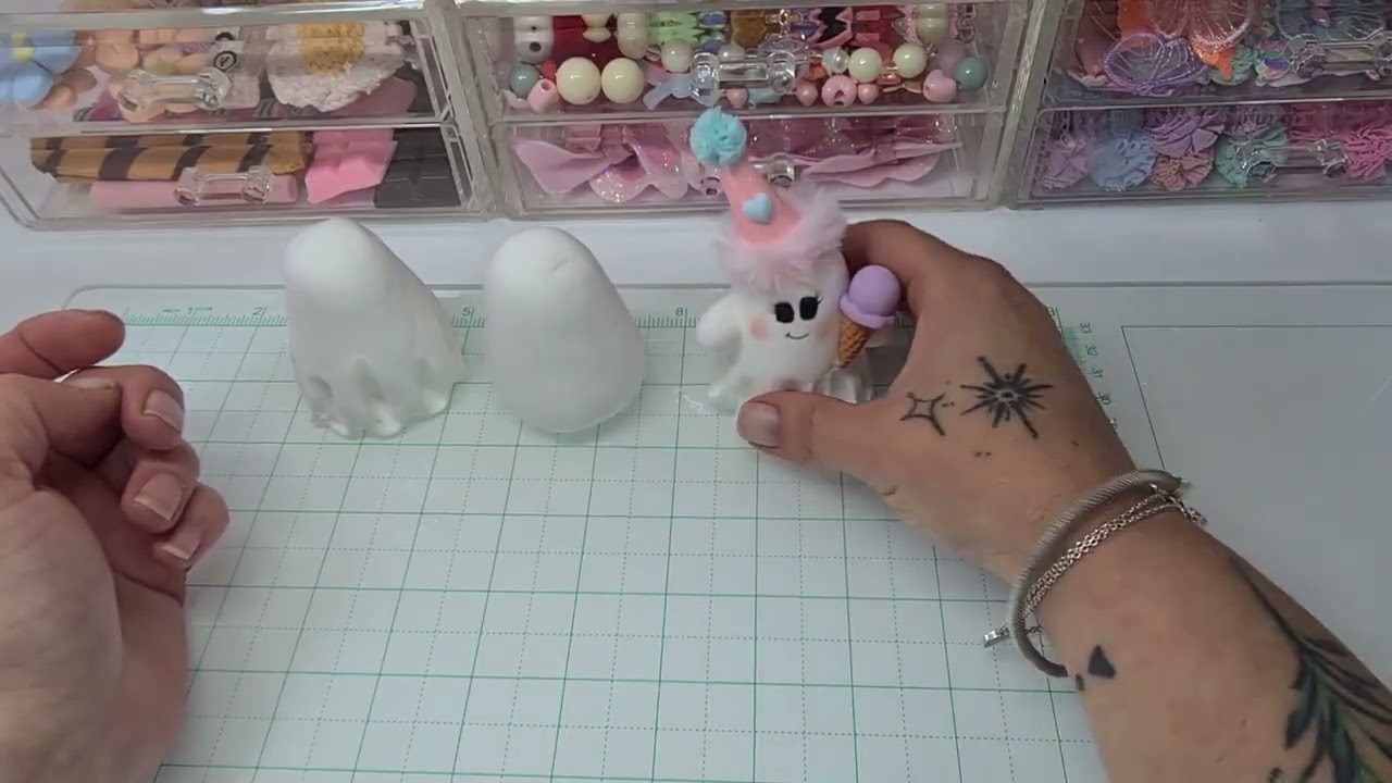 FANTASMITOS CUKIS CON MASA FLEXSIBLE 👻 👻 👻 