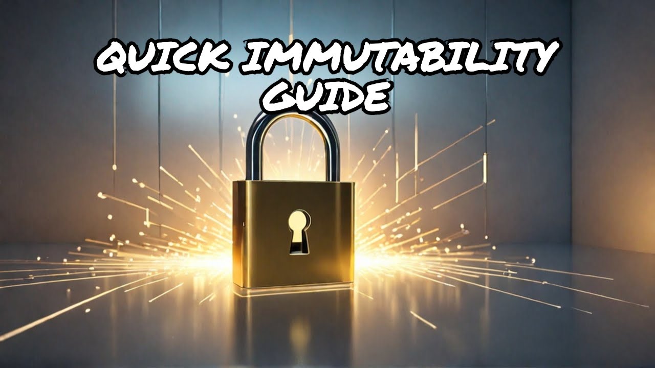 Immutability EXPLAINED in 5 Minutes! (Implemented in Java)