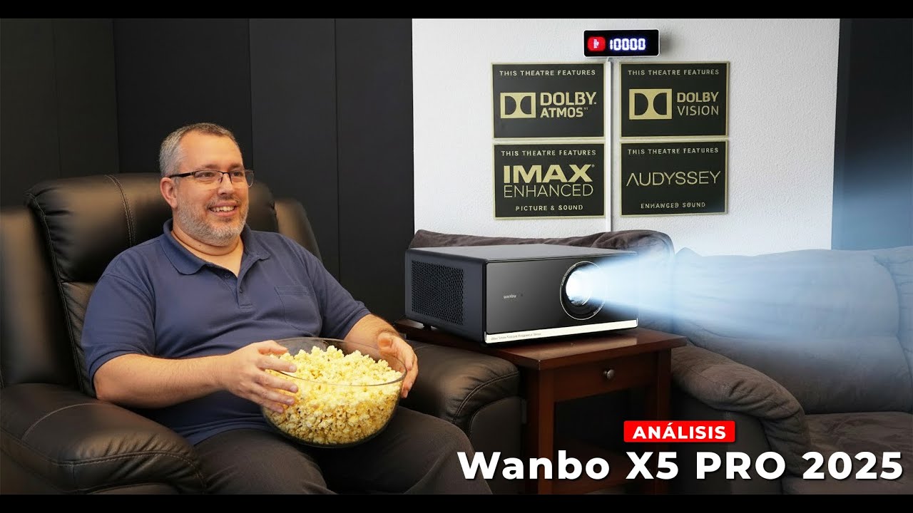 Análisis Proyector Wanbo X5 PRO 2025 1100 ANSI, ¡que viva el CINE!