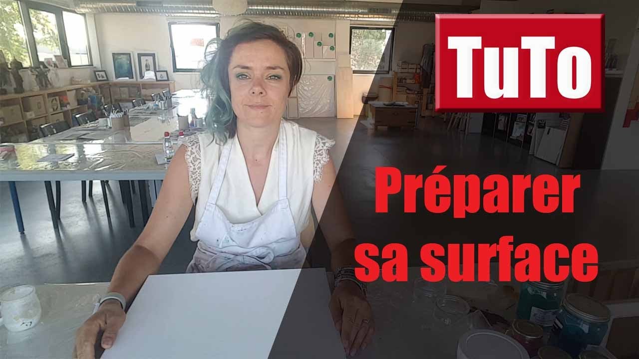 Comment préparer sa toile avant de peindre #1
