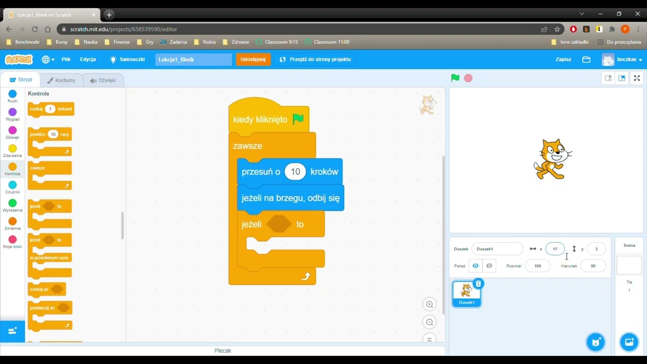 Scratch - podstawy. Kompletny Kurs Programowania [Lekcja 1]