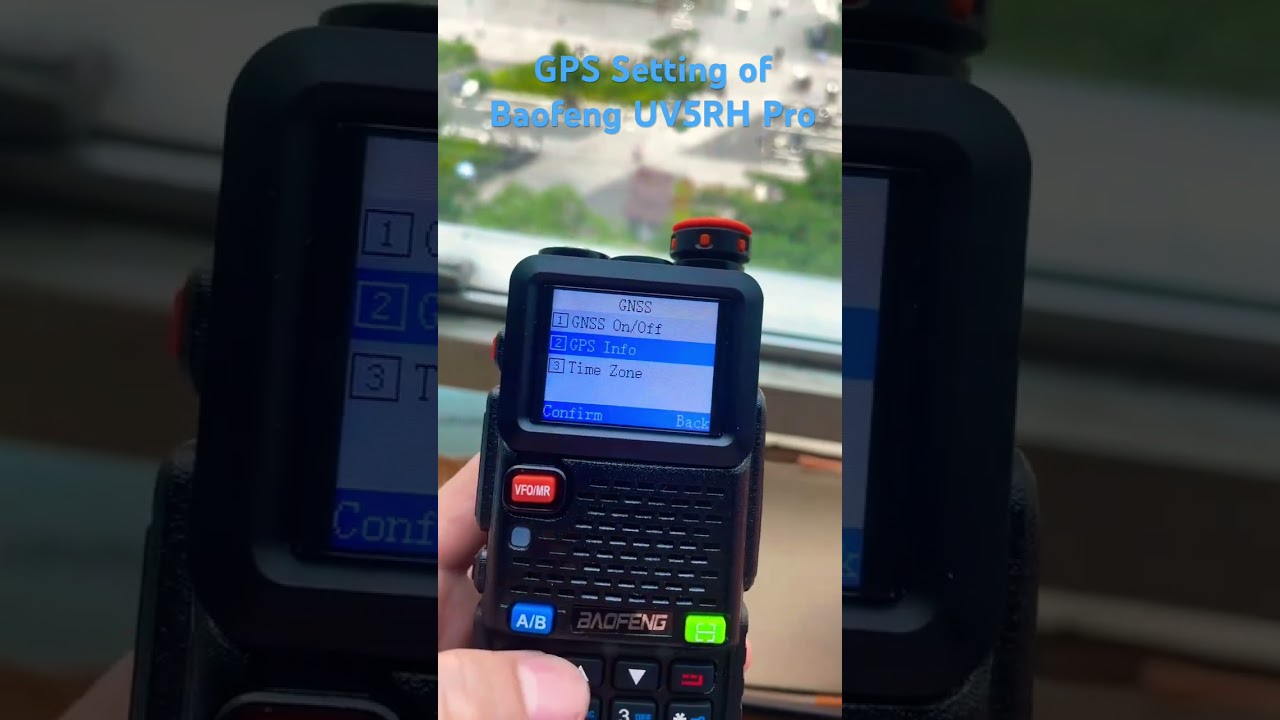 The Guide to Open GPS of Baofeng Walkie Talkie UV5RH Pro