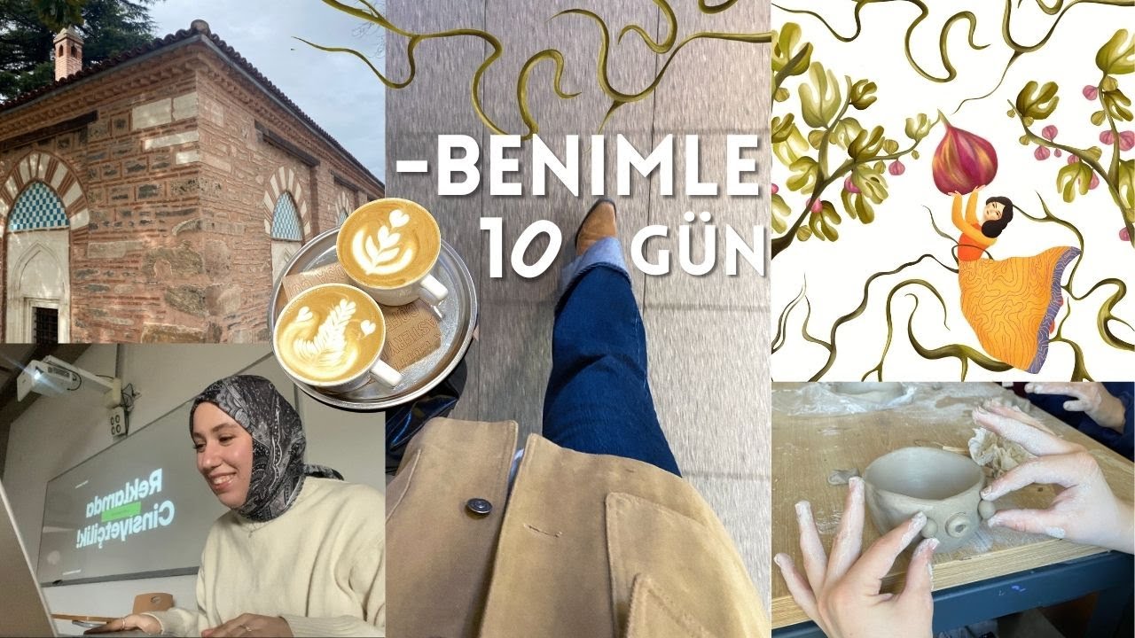 Benimle 10 gün:Anismasyon vizesi,Kil atölyesi,Reklam sunumu,Okul günlükleri