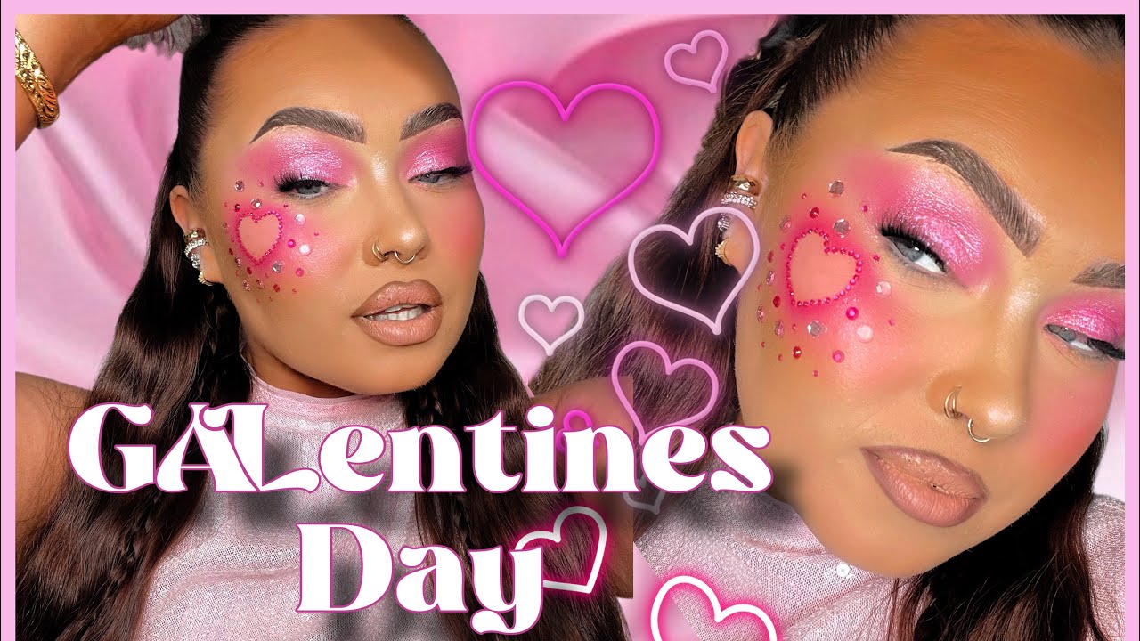 Metallic Pink Eyeshadow | GALentines Day Makeup Tutorial 💗 GRWM