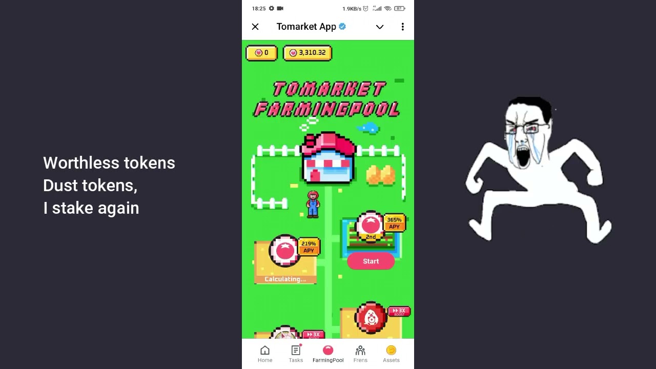 Stake TOMA v2, Worthless Tomarket Airdrop