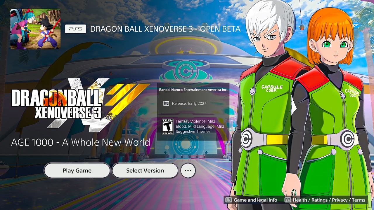 DRAGON BALL XENOVERSE 3 - Open Beta